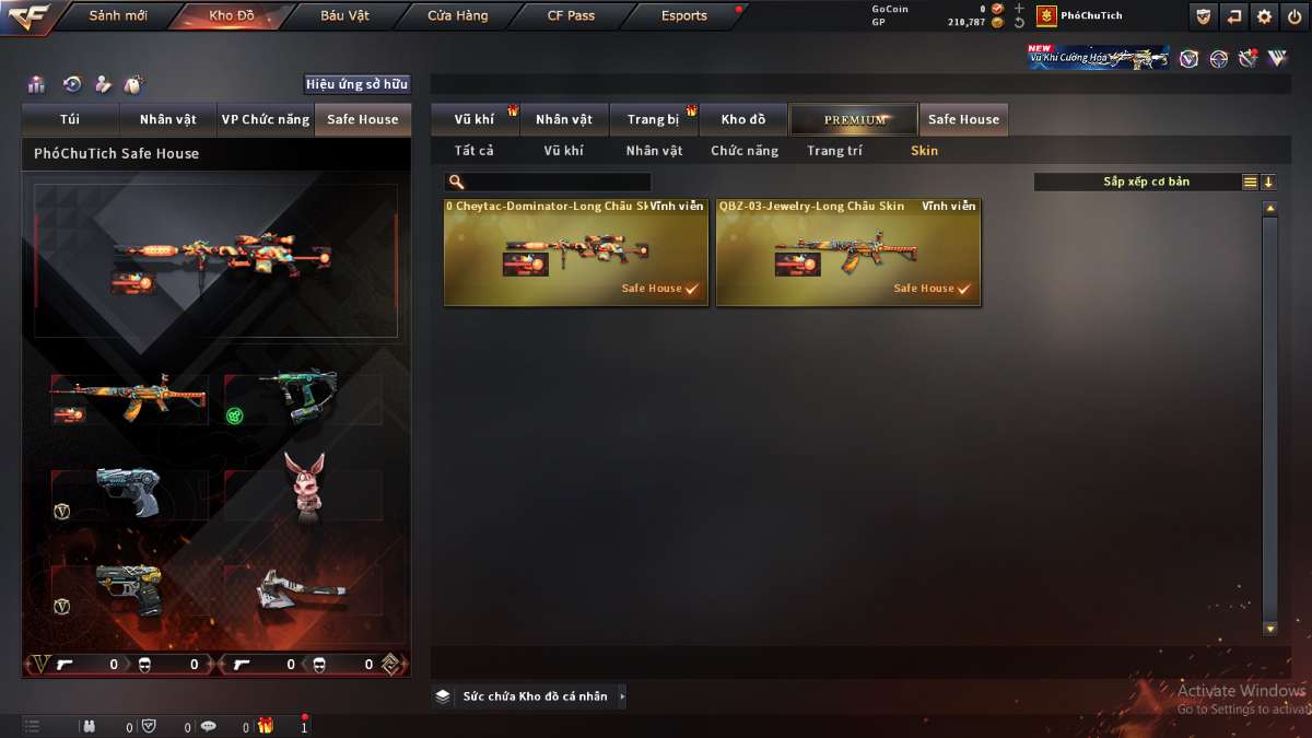 shop acc cf uy tin gia re